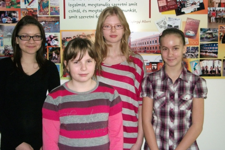 A Belvárosi Általános Iskola 4 diákja a megyei fordulóban.