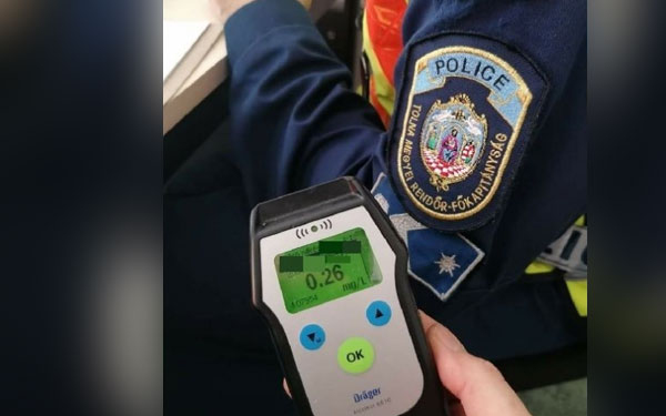 Egy éjszaka hat ittas járművezetővel szemben intézkedtek a rendőrök