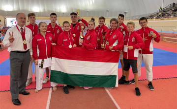 6 arany-, 6 ezüst- és 7 bronzérmet szereztek a Dombóvári Karatesuli versenyzői Szlovéniában