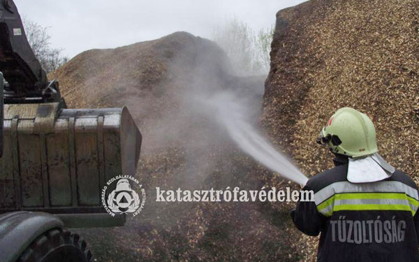 Faapríték égett Kaposszekcsőn