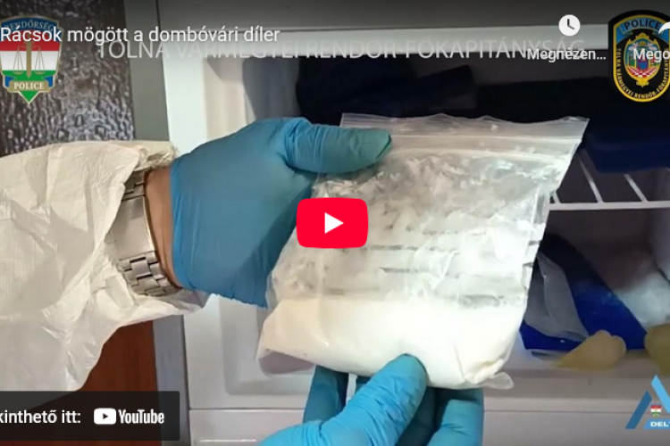Rácsok mögött a dombóvári drogdíler