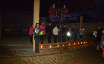 Gyertyagyújtás Kaposszekcsőn